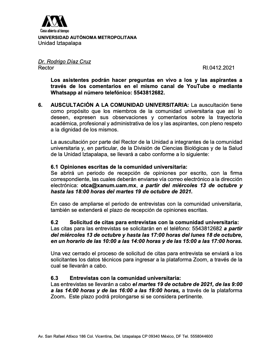 Proceso Integración De La Terna Dirección De Cbs 2021 2025 Portal De